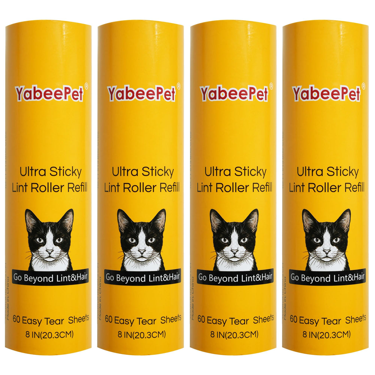 Extra Sticky Large Surface Lint Roller, 6.3'' Giant Lint Roller for Pet Hair, Lint Remover Roller for Cat Hair, Clothes, Furniture (1 Handle + 450 Sheets)