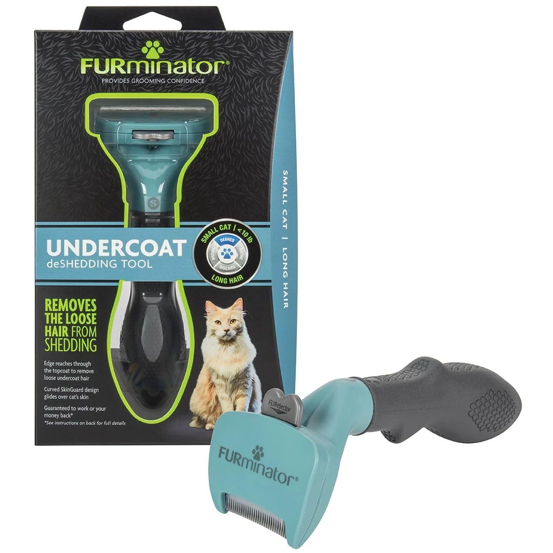 FURminator Medium to Large Cat deShedding Tool for Short Hair