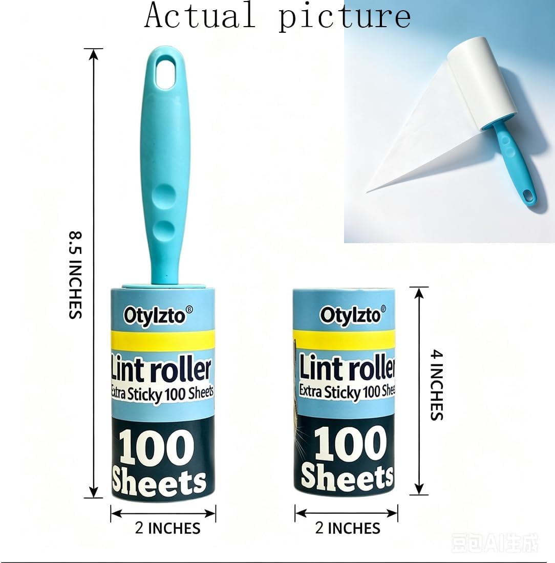 Otylzto 600 Sheets Extra Sticky Lint Rollers for Pet Hair lint Remover