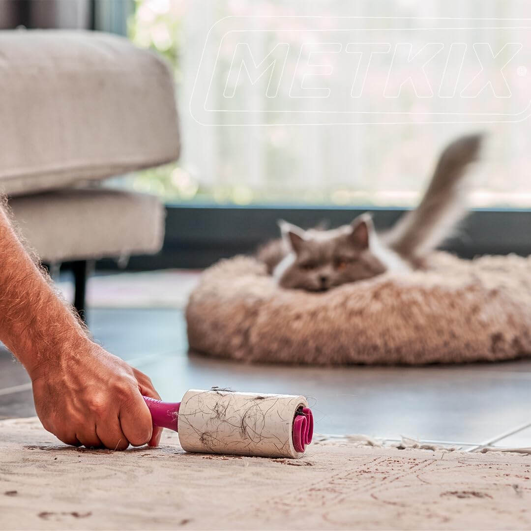 Lint Rollers for Pet Hair Extra Sticky | Protective Covers | Mega 600 Sheets Dog Cat Pet Hair Remover | Lint Roller for Clothes Sofa Bed Carpet and More | Lint Roller Refills