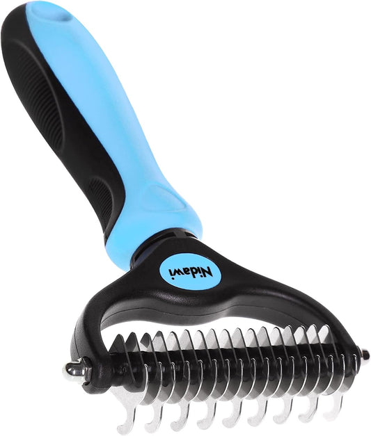 Nidawi Pet Dog Grooming Brush - Double Sided