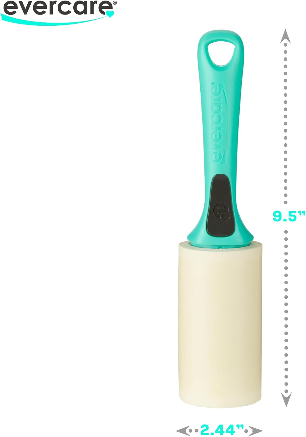 Evercare with Unstopables Fresh Scent All-Purpose Lint Roller, 4-Pack, 80 Layers Per Roller, Total 320 Sticky Sheets, Pet Hair & Lint Remover