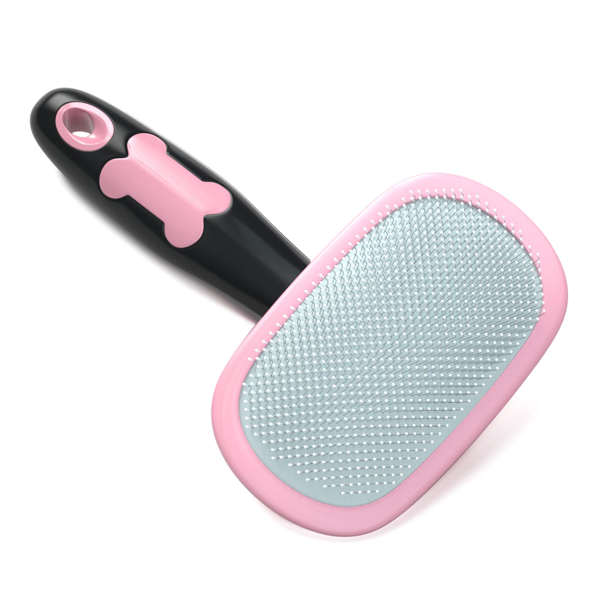 Glendan Pet Steam Brush for Dogs & Cats, 3-in-1 Self Cleaning Shedding
