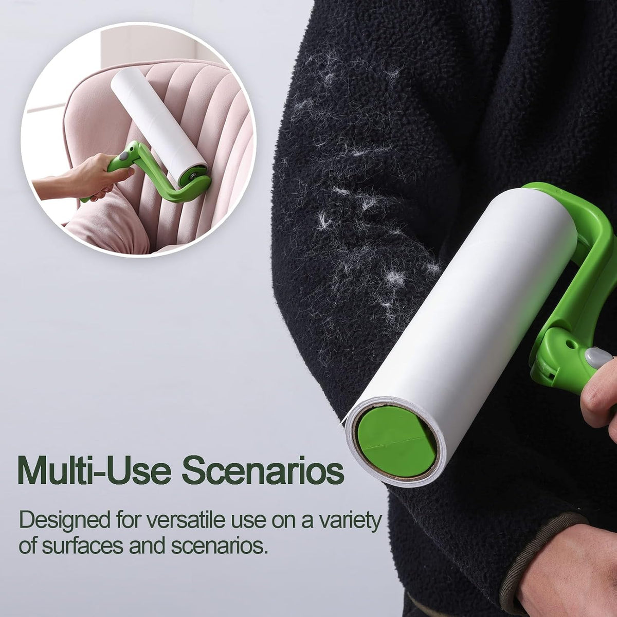 Lint Roller Refills 10", 240 Sheets, 4-Pack Value, Extra Sticky