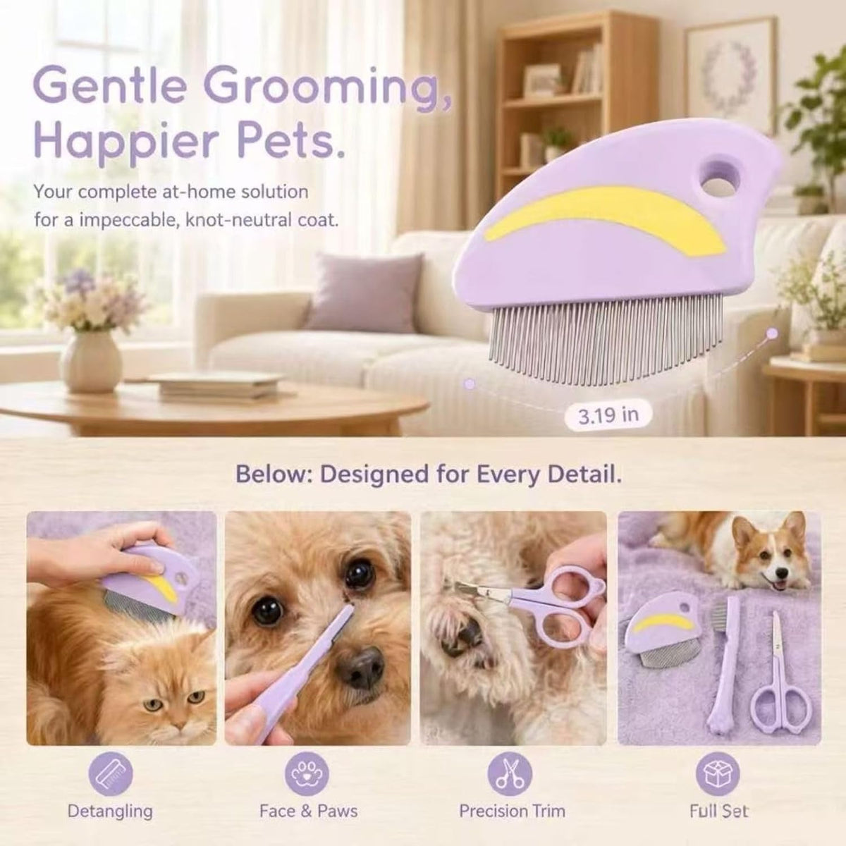Combs for pets