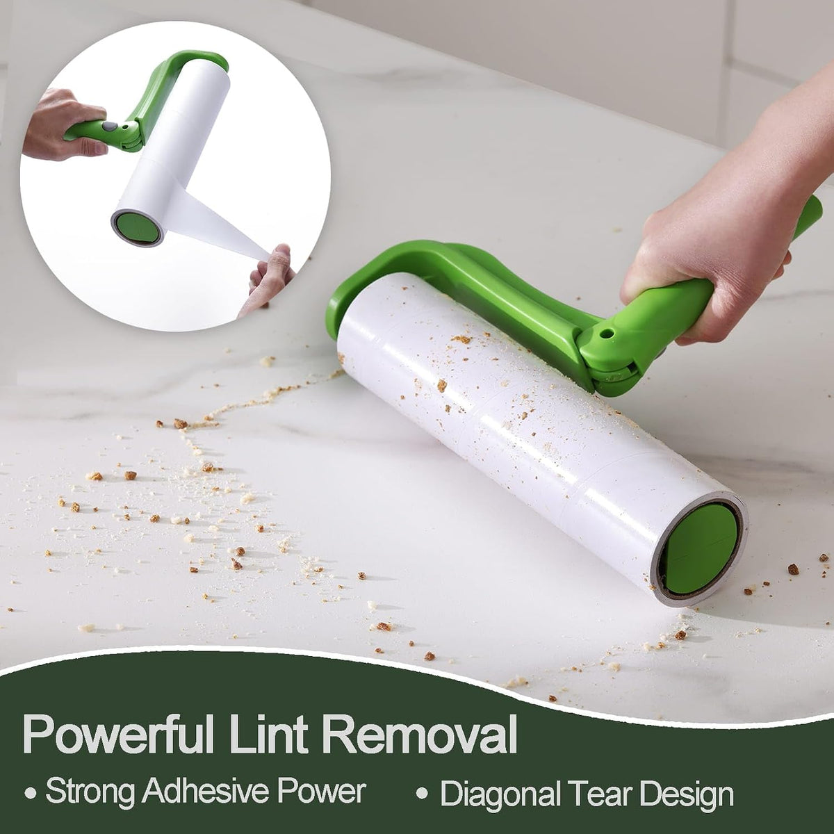 Lint Roller Refills 10", 240 Sheets, 4-Pack Value, Extra Sticky