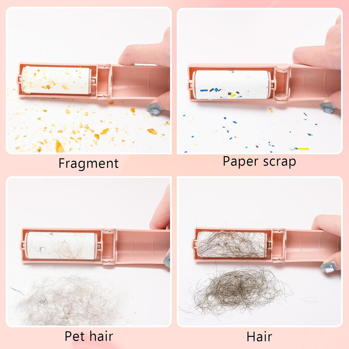 16 Pack Travel Lint Roller with 360 Sheets, Mini Portable Lint Remover