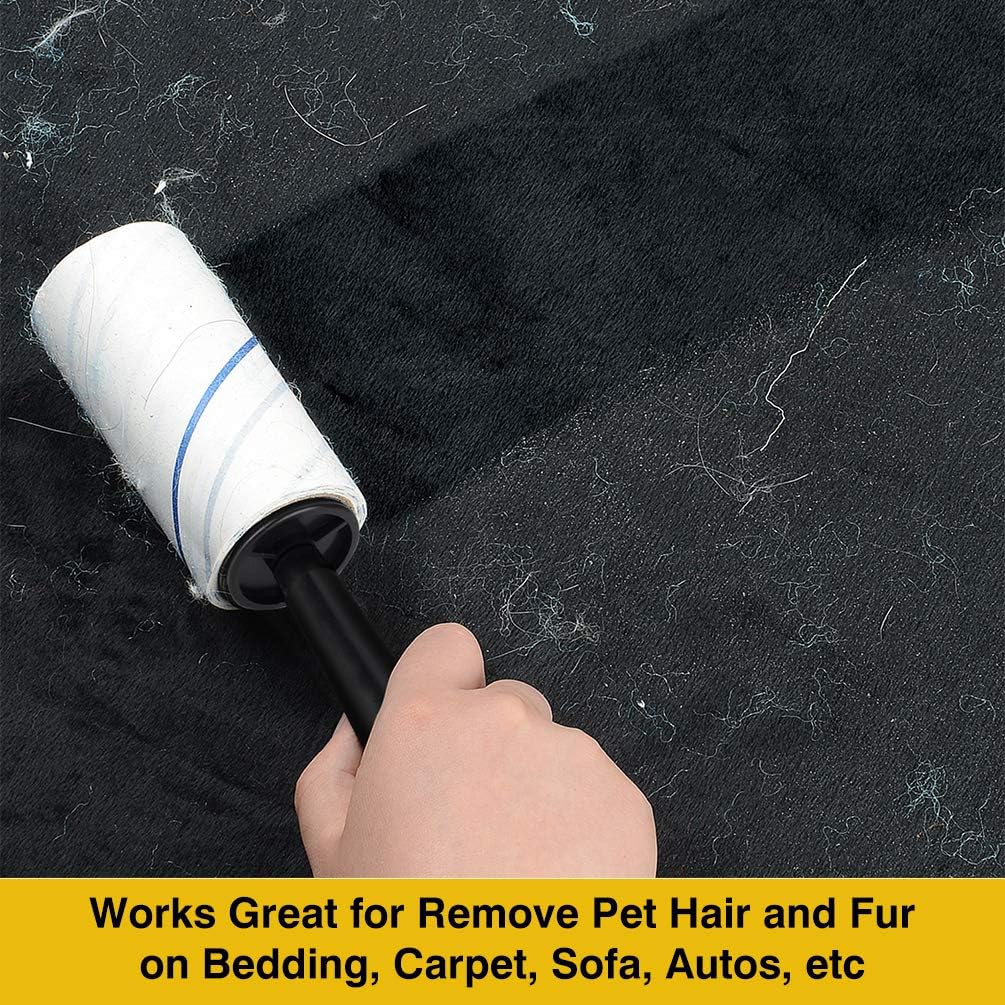 Extra Sticky Lint Rollers for Pet Hair, 450 Sheets, 5 Packs