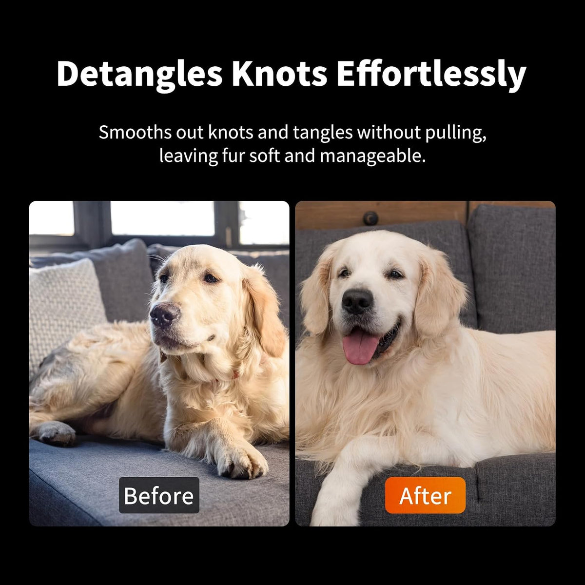 Nidawi Pet Dog Grooming Brush - Double Sided