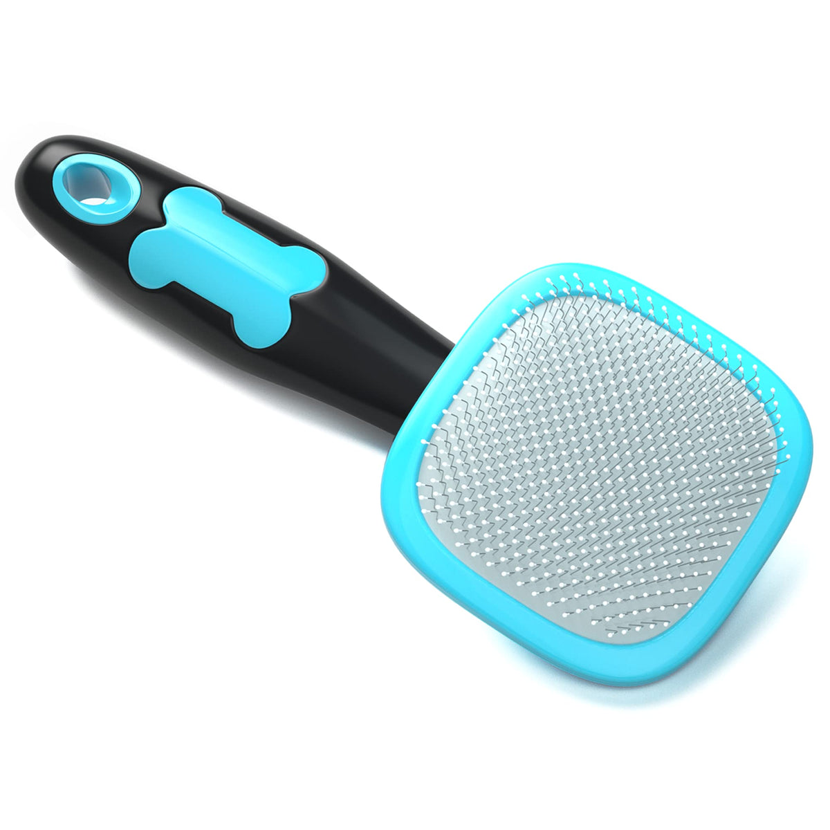 Glendan Pet Steam Brush for Dogs & Cats, 3-in-1 Self Cleaning Shedding