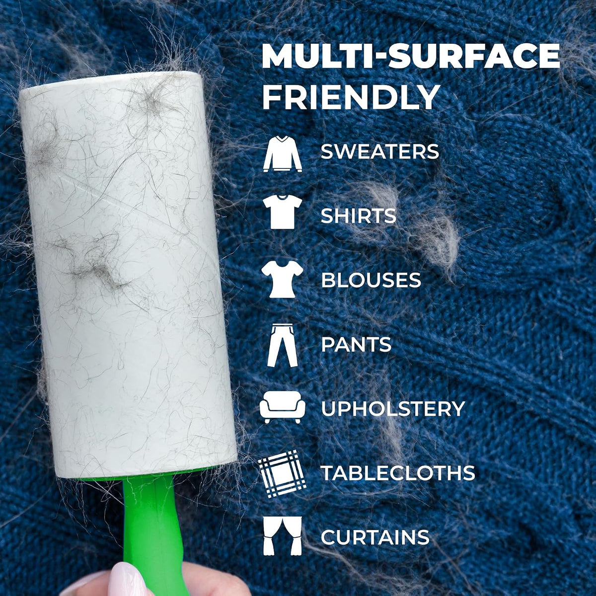Libman Mini Lint Roller Set with Reusable Lint Remover Brush -Travel Sticky Lint Removing Tool for Pet Hair, Dust, Small Crumbs - 6.5" Portable Lint Brushes with Hanger Hole - 6 Pack (180 Sheets)