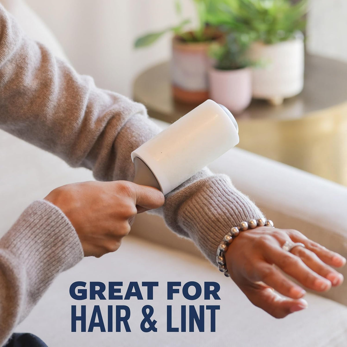 Scotch-Brite Everyday Clean Lint Roller, Lint Remover for Pet Hair, Dark Clothes, Furniture, and Dusty Surfaces, Picks Up Fur & Fluff in Your Home, Car, & Office, 10 Pack, 950 Adhesive Sheets Total