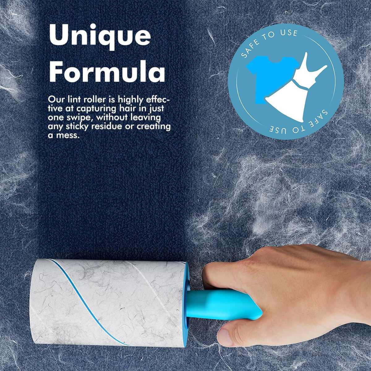 Lint Rollers for Pet Hair Extra Sticky, 1200 Sheets Mega Value Set Lint Rollers for Pet Hair Removal, Dog and Cat Lint Remover for Clothes, Furniture, Carpet