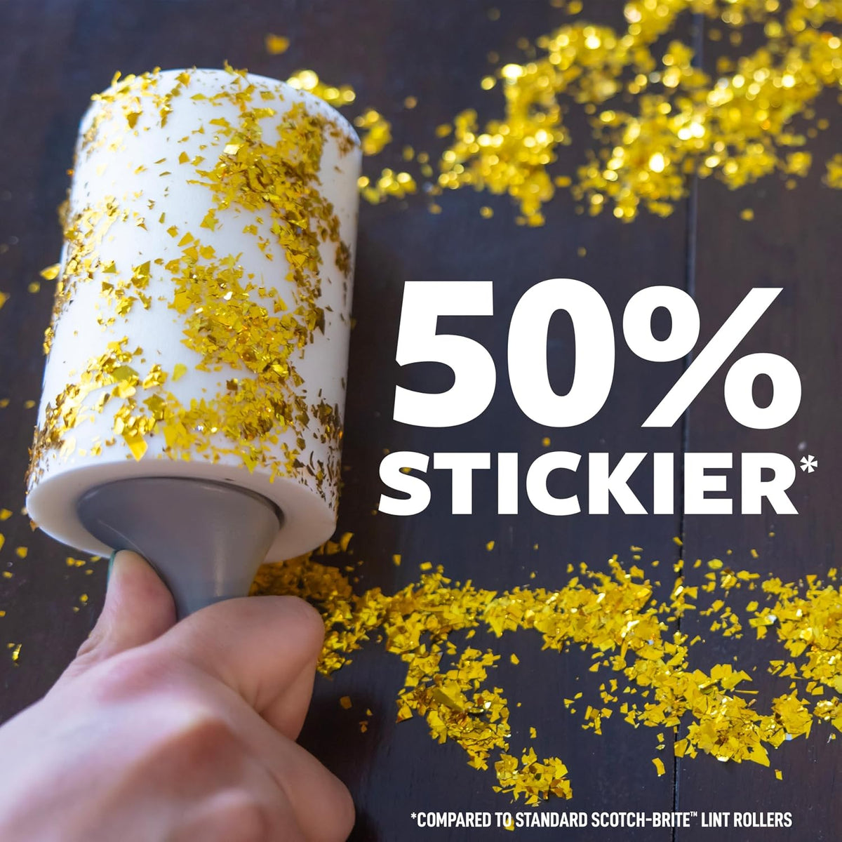 Scotch-Brite Extreme Clean Lint Roller, 200 Sheets Total, 2 Pack