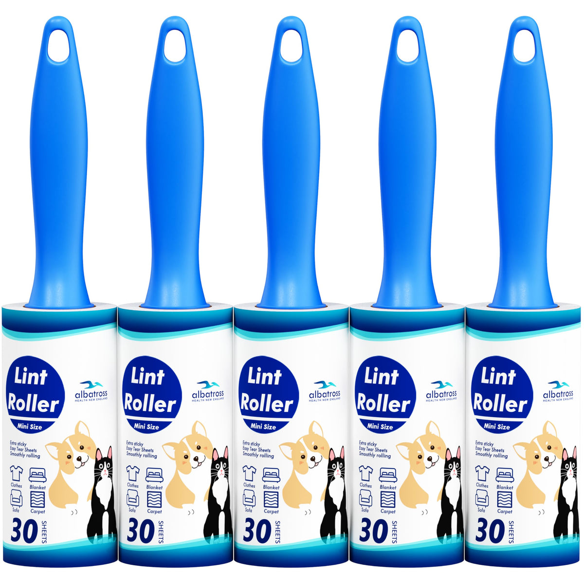Lint Rollers for Pet Hair Extra Sticky, 1200 Sheets Mega Value Set Lint Rollers for Pet Hair Removal, Dog and Cat Lint Remover for Clothes, Furniture, Carpet