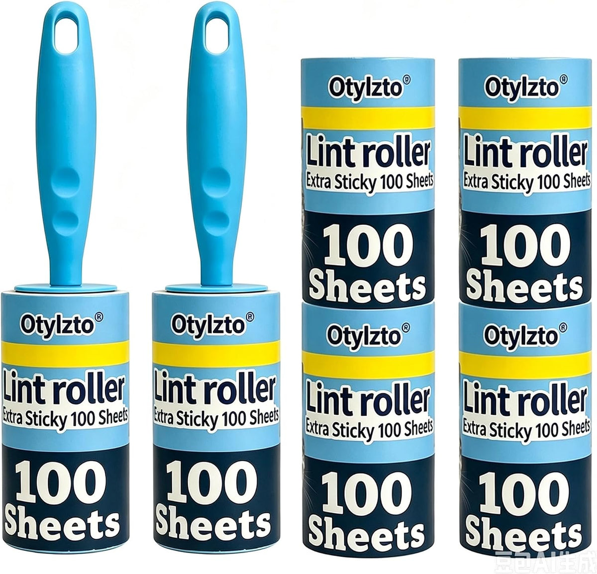 Otylzto 600 Sheets Extra Sticky Lint Rollers for Pet Hair lint Remover