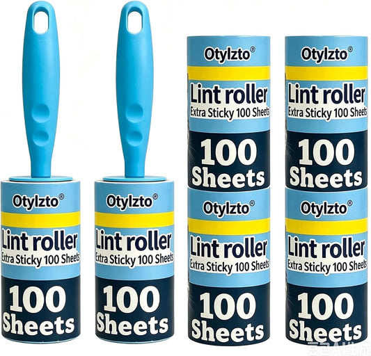 Otylzto 600 Sheets Extra Sticky Lint Rollers for Pet Hair lint Remover